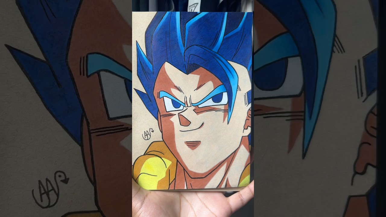 Drawing Gogeta Super Saiyan Blue (DBS)