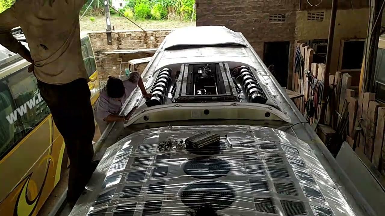 Bus AC Unbox || All In One AC Heating And Cooling || Jtac Bus AC