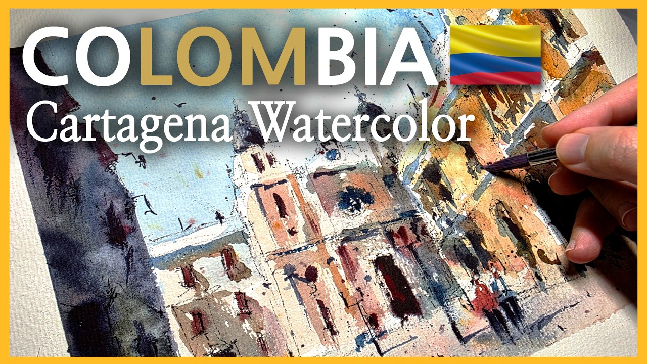 Only 4 Colors, Endless Atmosphere (Cartagena Watercolor) 🎨