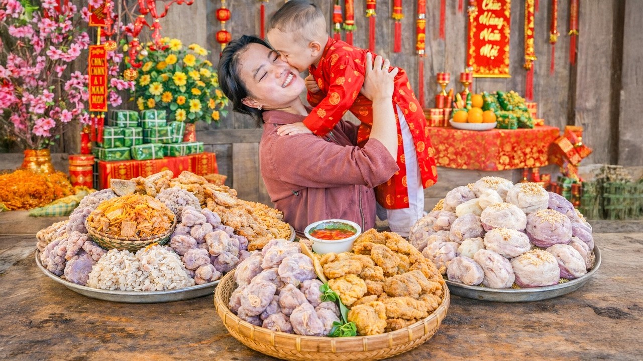 Making all kinds of dishes with sweet potatoes - Harvesting sweet potatoes to sell | Trieu Thi Thuy