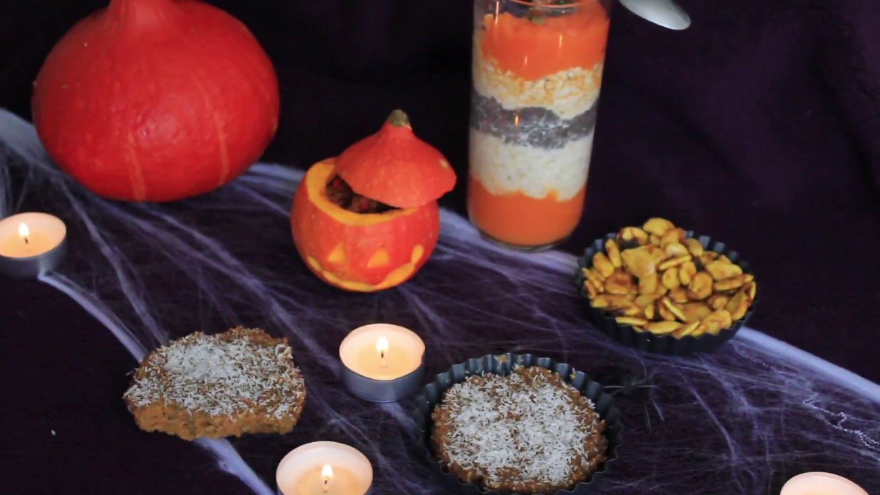 4 Recettes d'Halloween super facile et rapide ! (sans sucre raffiné & vegan)