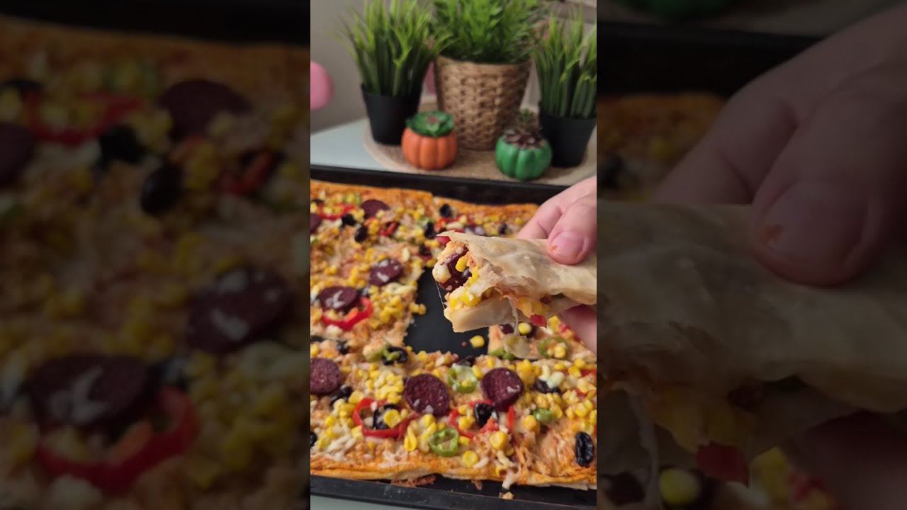 Pratik Pizza Tarifi 👌 #pizza #pizzatarifi #pizzarecipe