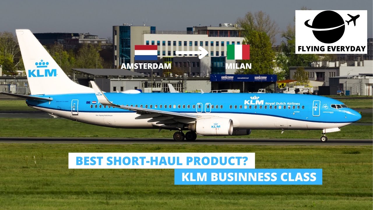 TRIP REPORT | BUSINESS CLASS | KLM B737-700 | AMSTERDAM (AMS) - MILAN LINATE (LIN)