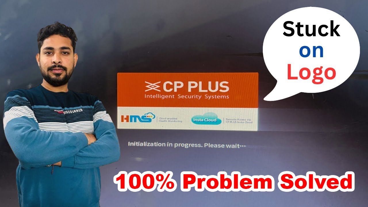 Cp Plus DVR Hang on Logo Screen 2025 | Cp Plus initialization in progress problem 2025