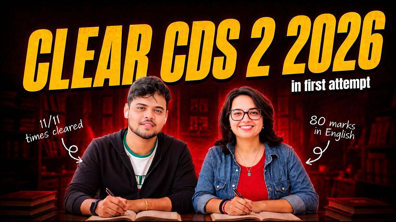 The Ultimate Guide to Clear CDS 2 2026. CDS 2 2026 Study Plan.