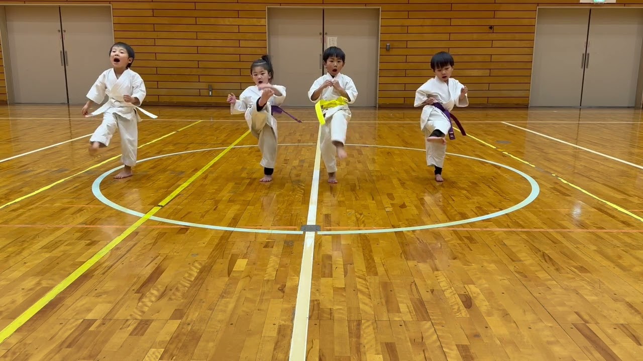 空手道場大阪　正気会　昇級審査