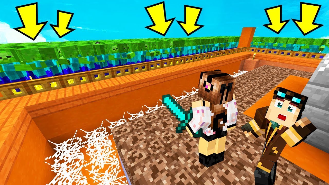 BASE DA PRO contro ESERCITO DI ZOMBIE! - Lyon & Anna VS Stef & Phere