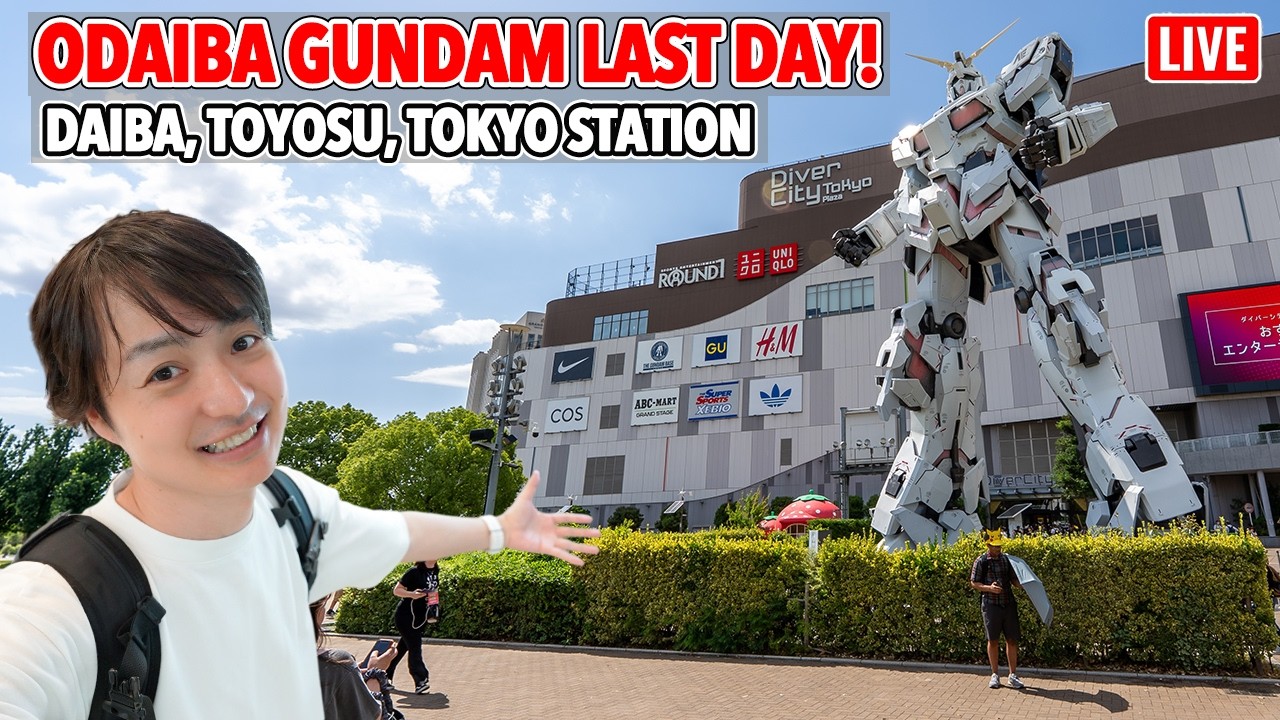 ODAIBA IS CHANGING! Last Chance to See Tokyo&rsquo;s Giant Gundam Statue (Live)