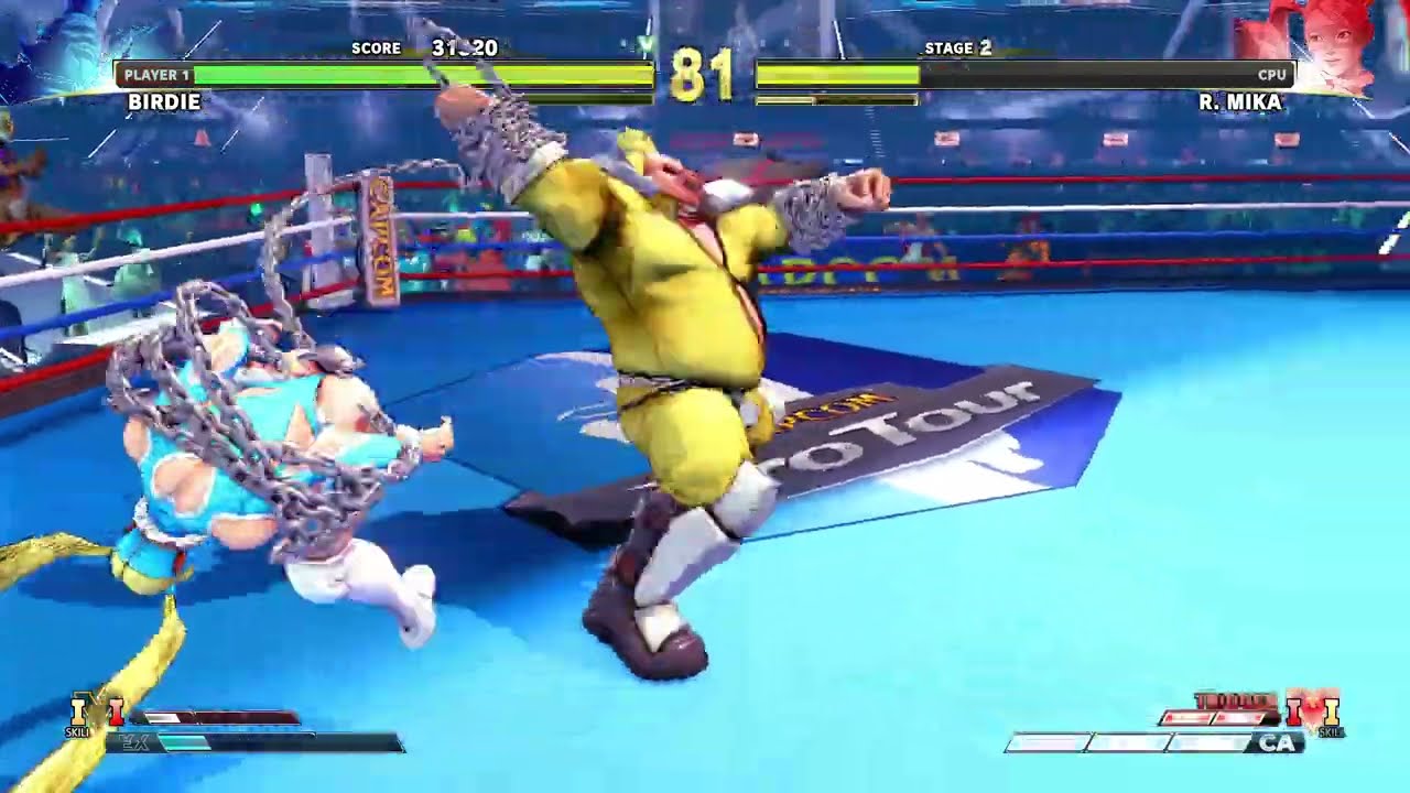 Прохождение аркадной версии Street Fighter 5 Champion Edition, часть 313, Birdie.