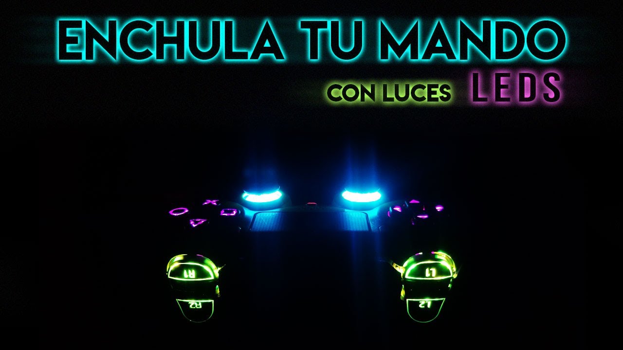 Cómo hacer TU PROPIO MANDO GAMER ILUMINADO RGB en PS4 [KIT DTF LED]