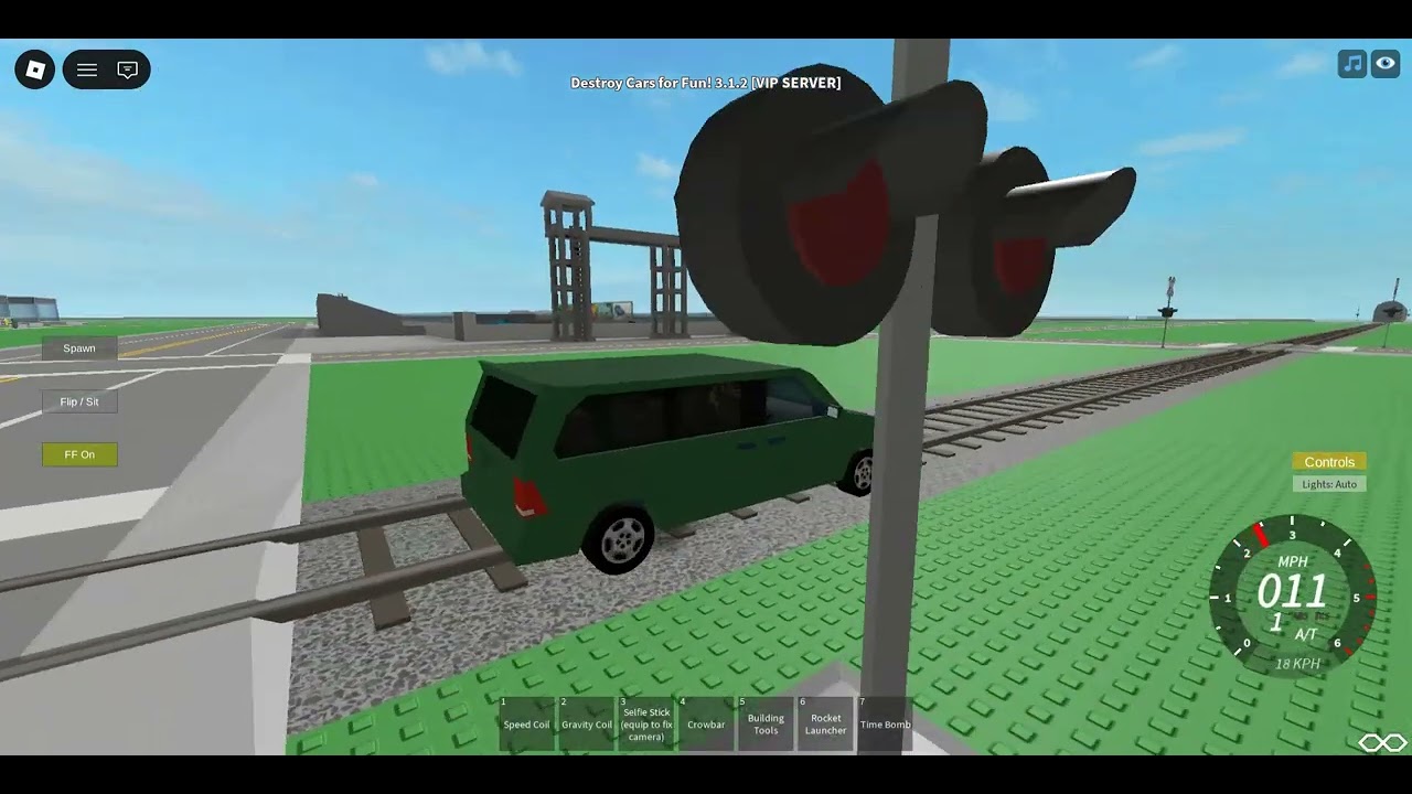 Dodge Caravan vs Train