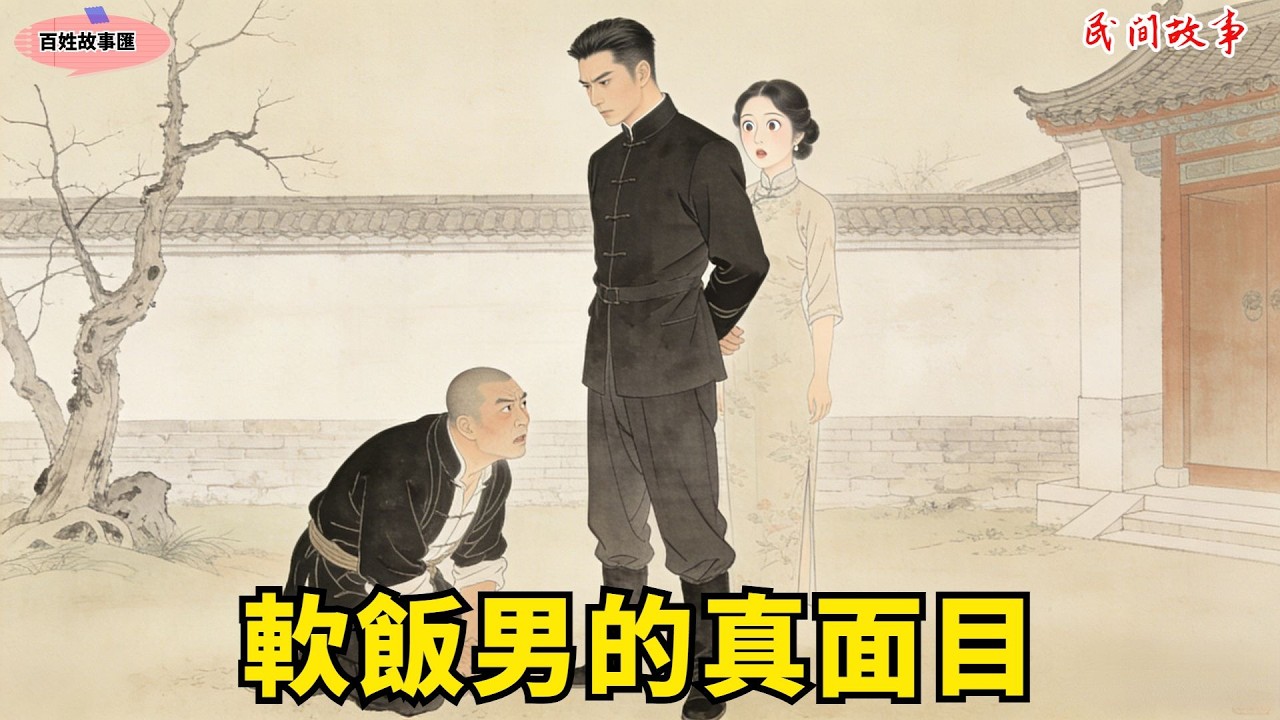 惡霸上門搶親，隨便拉個男的當老公，沒想到對方竟是軟飯男，白吃白喝三年還不幹活。直到那天我被欺負，他露出了真面目。#故事頻道 #民間故事#有聲書 #睡前故事#中國文化#故事分享