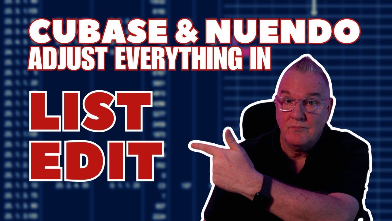Using List Edit in Cubase to Adjust CC Values on Multiple Midi Tracks at the Same Time