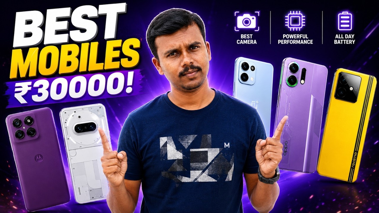 🤩Top 5️⃣ Best Smartphones📱 Under ₹30000 in June 2026