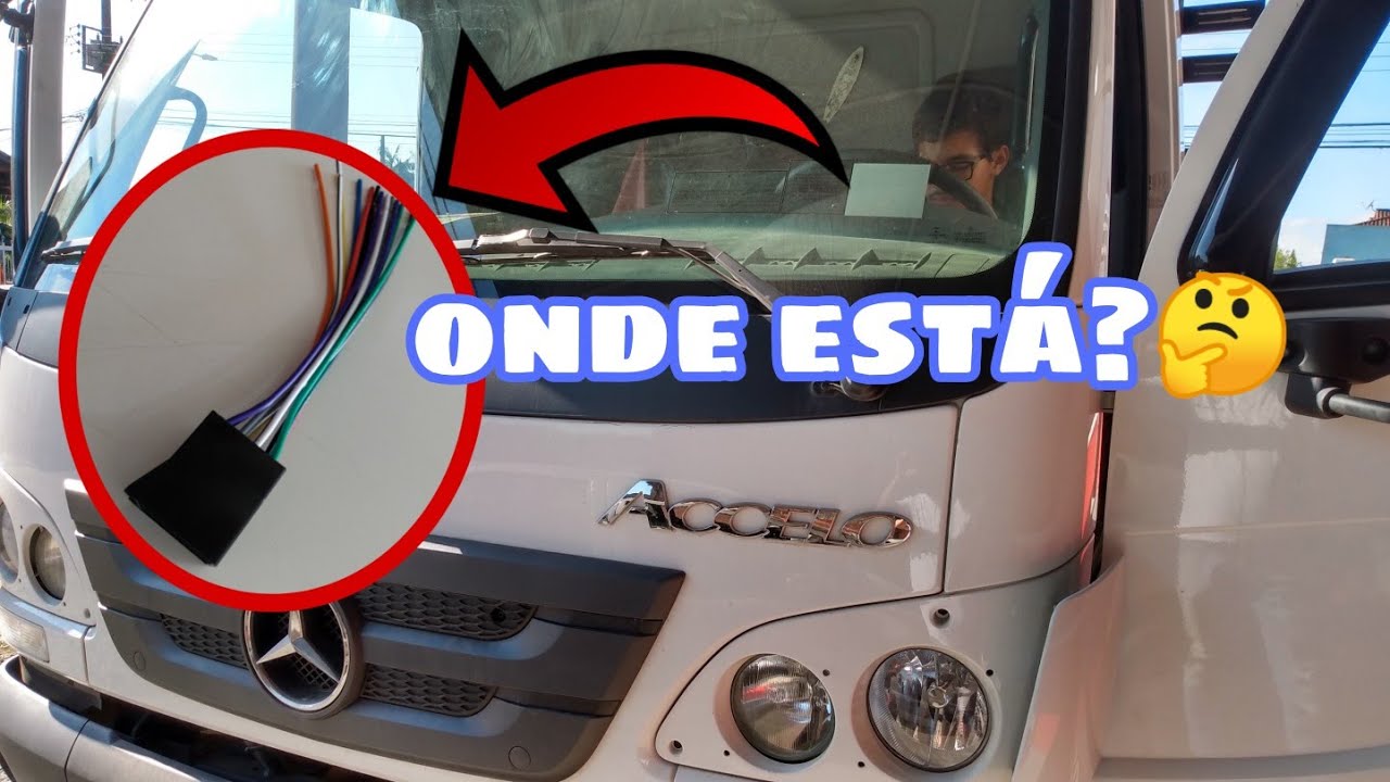 INSTALANDO RÁDIO NO MERCEDES ACCELO 2020