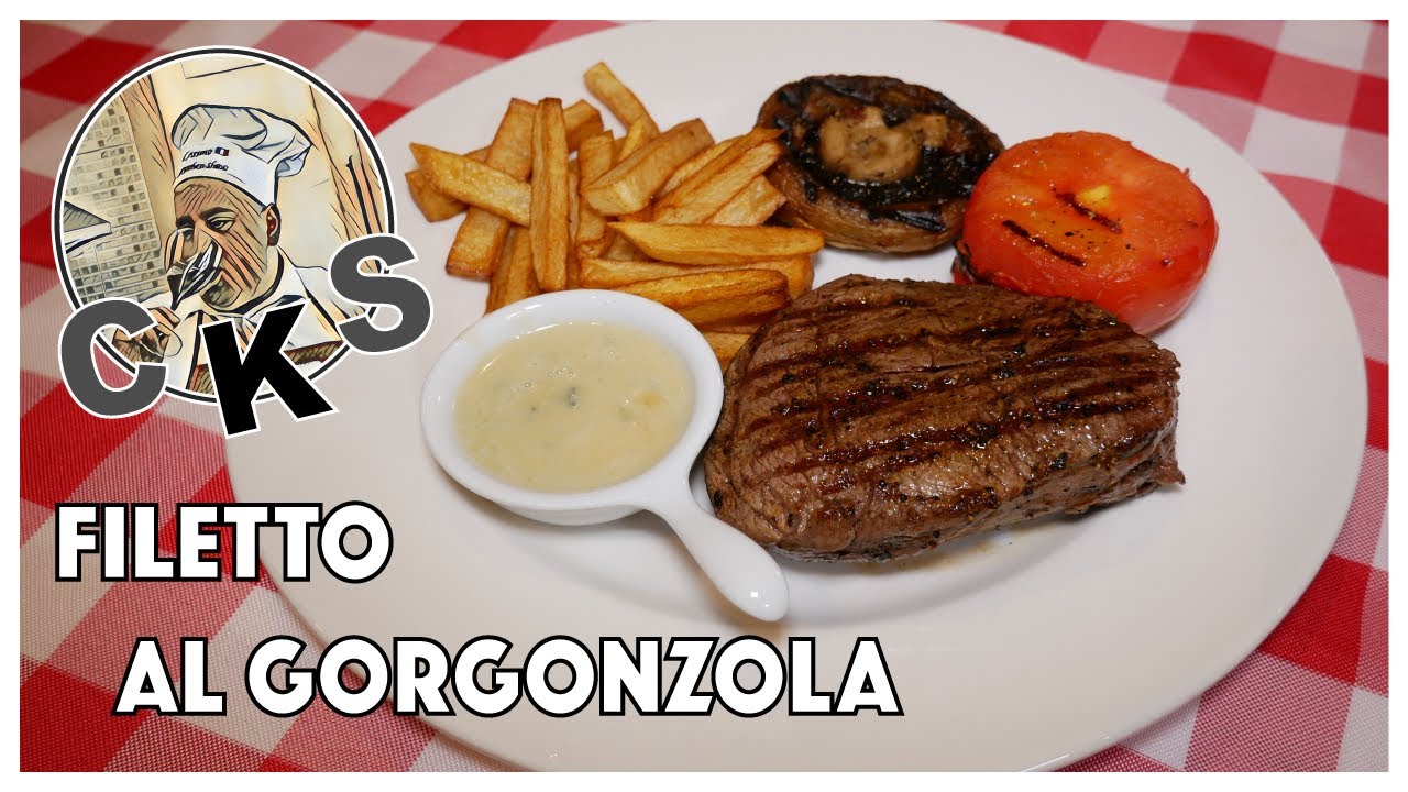 Fillet Steak with Gorgonzola Cream Sauce(Tutorial)