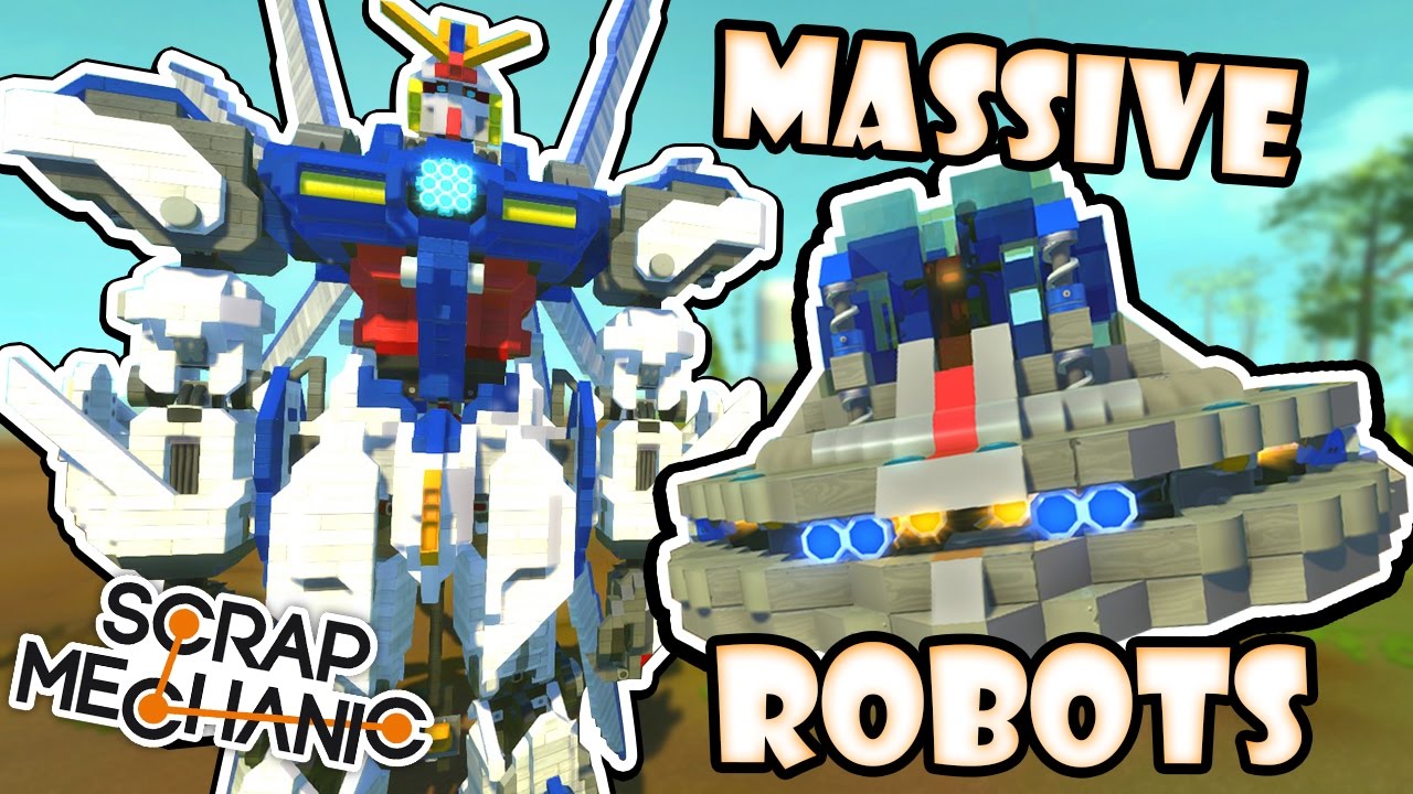 Scrap Mechanic CREATIONS! - WORLD'S BIGGEST ROBOT?!! [#26] W/AshDubh | Gameplay |