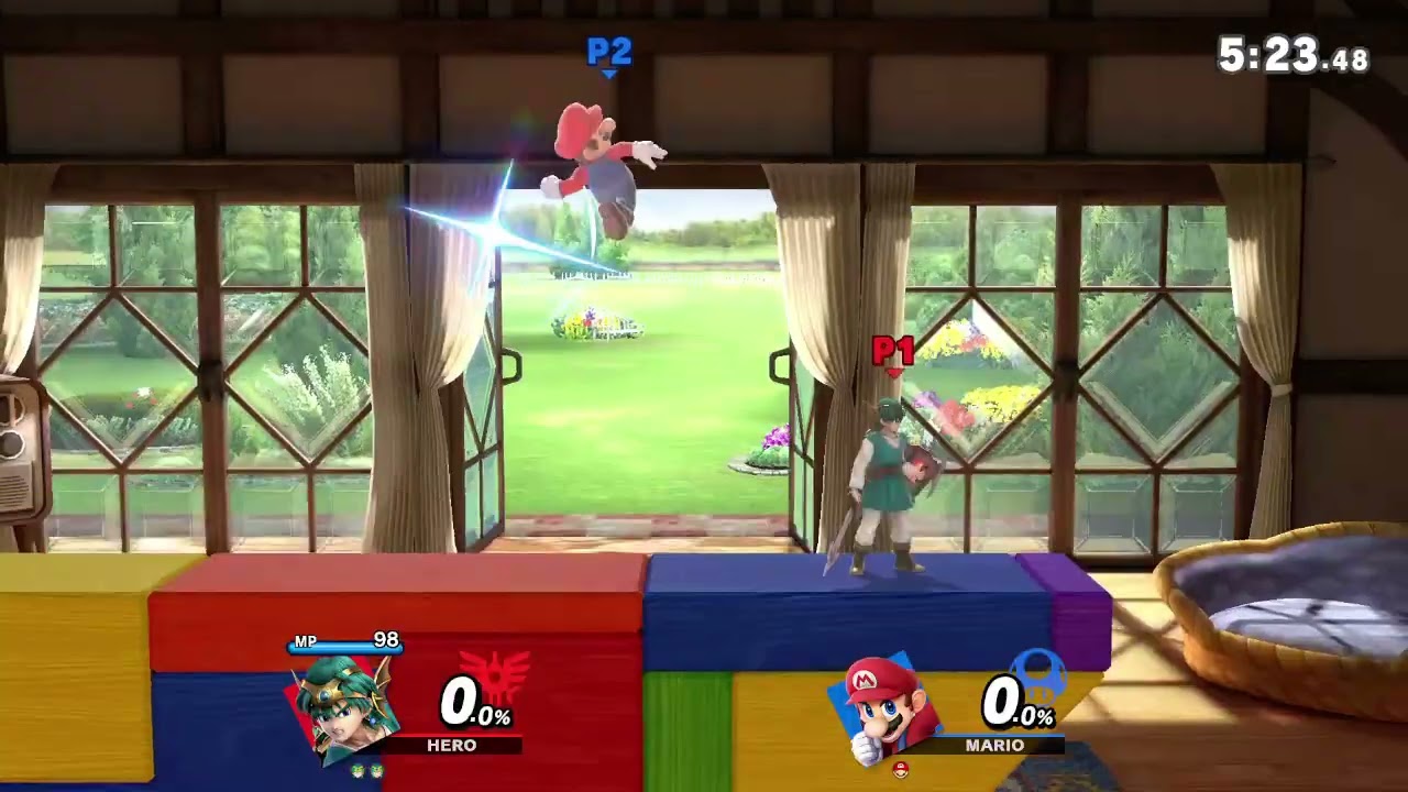 Super Smash Bros Ultimate - Man, this ranked Mario really wanted his cape to work
