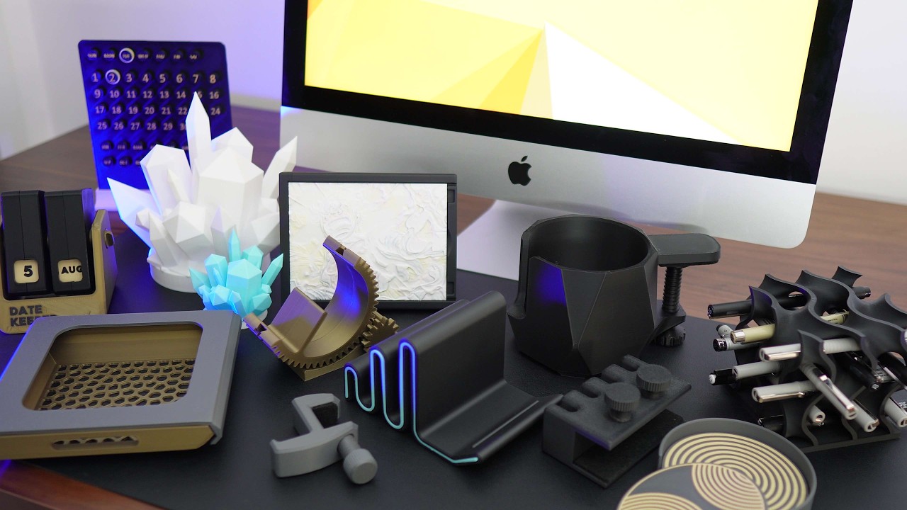 ЛУЧШИЕ ИДЕИ ДЛЯ 3D-ПЕЧАТИ, КОТОРЫЕ ПОМОГУТ ОРГАНИЗАЦИЮ И ПЕРСОНАЛИЗИРОВАТЬ ВАШ СТОЛ