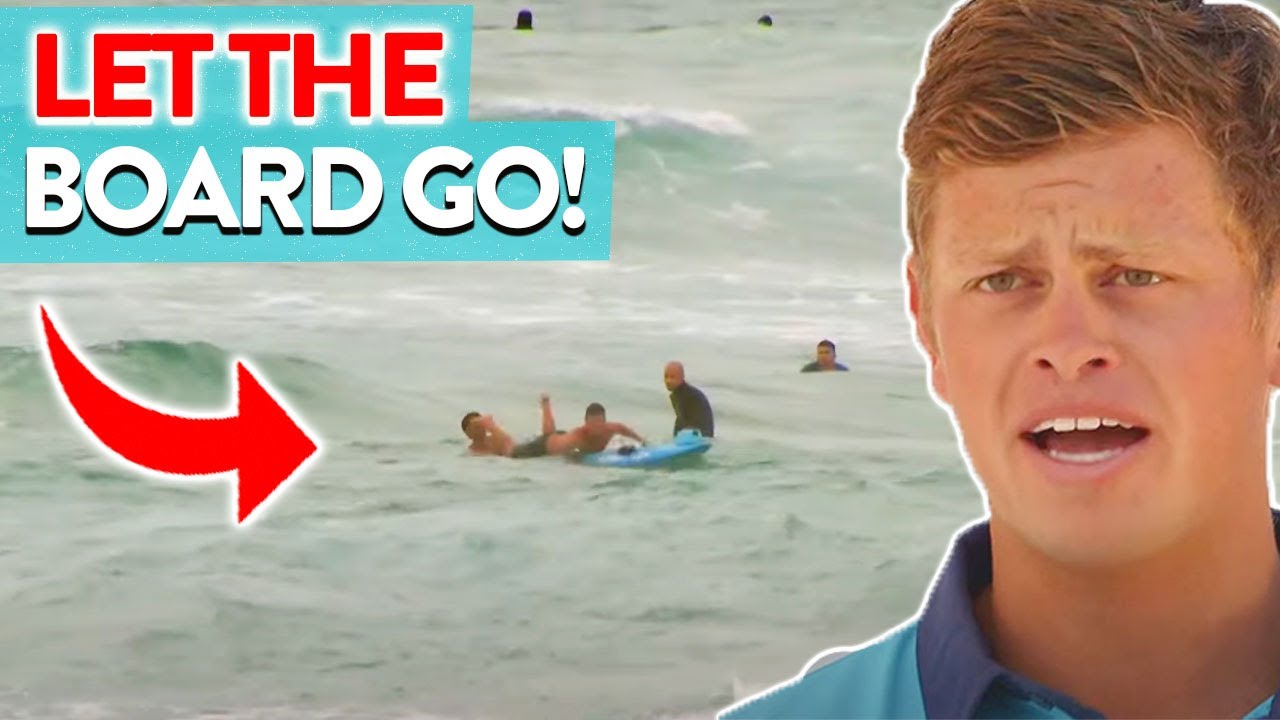 Beachgoer Stops Lifeguard From Rescuing Child