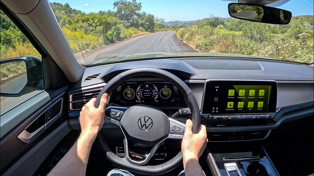 2024 Volkswagen Atlas SE Peak Edition - POV Test Drive (Binaural Audio)