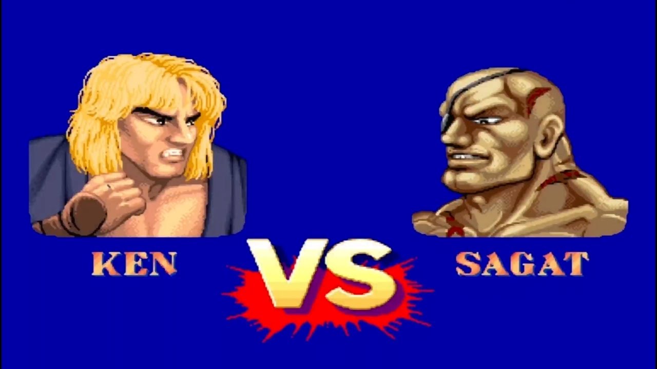 Ken Vs Sagat - Sf2 Champion Edition