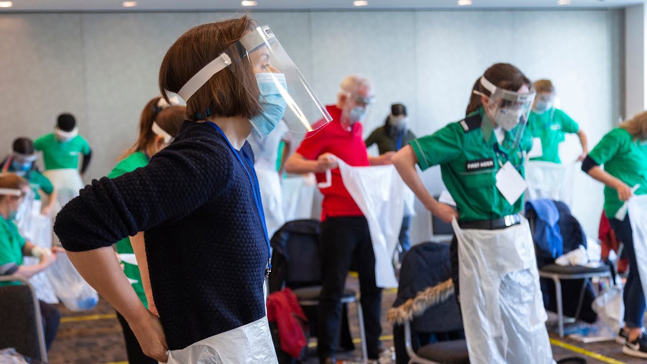 Inspiring First Aid During Covid -19 - Our vaccination Volunteers