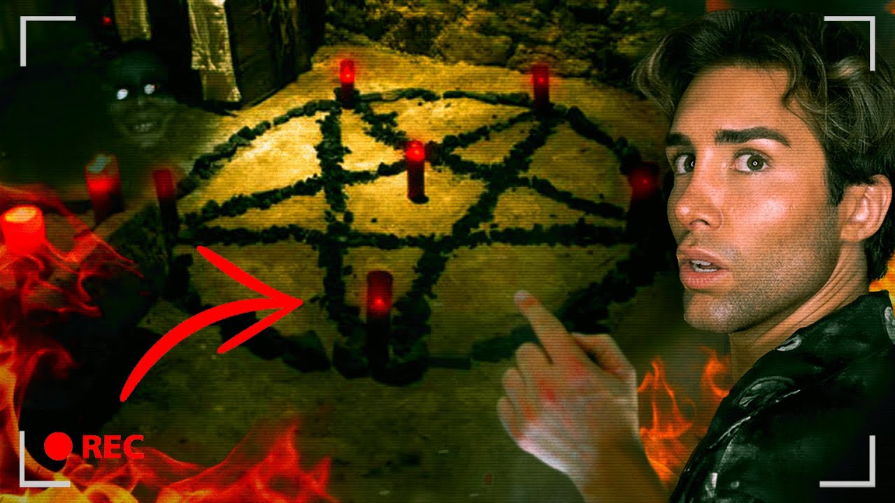 RITUALE SATANICO NELLA VILLA ABBANDONATA *SCAPPO DAI SATANISTI* | GIANMARCO ZAGATO