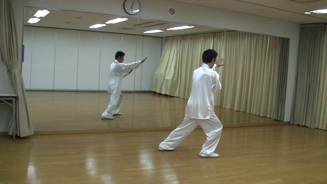 太極拳　４２式太極拳【鏡】　２段（１１~１８） (解説誘導）　42 Forms Tai Chi Chuan Group2　竹内太極拳　竹内健二