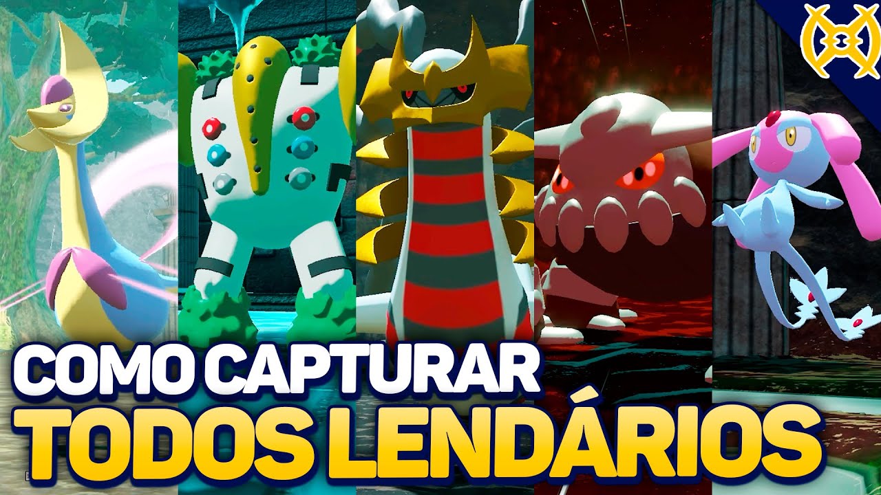 Como CAPTURAR TODOS OS LENDÁRIOS FÁCIL no Pokémon Legends Arceus