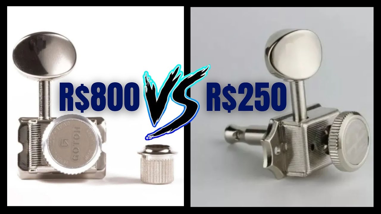 ANÁLISE Tarraxas com trava Gotoh VS Guyker Primeiras impressões ! São grandes as diferenças ?