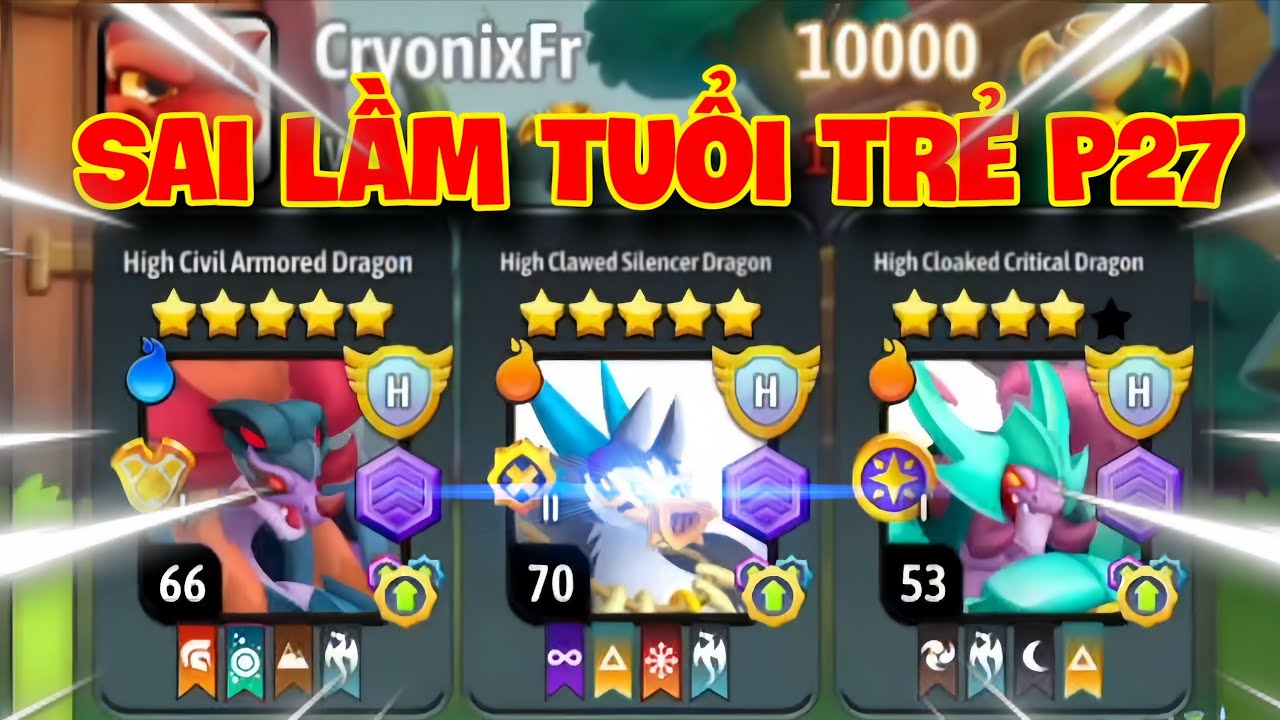Dragon City Tập Đặc Biệt : Arena Cấm Spiked - Sai Lầm Tuổi Trẻ Comback 