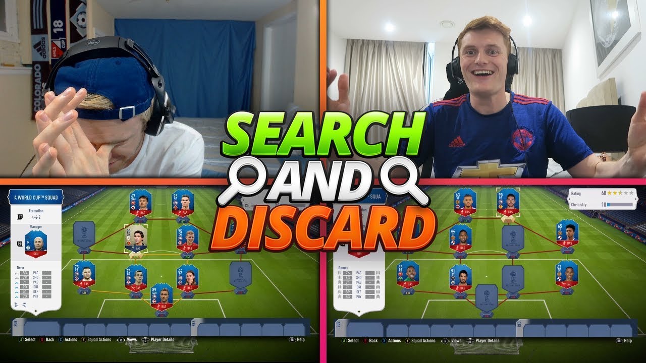 RONALDO SEARCH AND DISCARD vs CapgunTom! FIFA 18 World Cup Mode