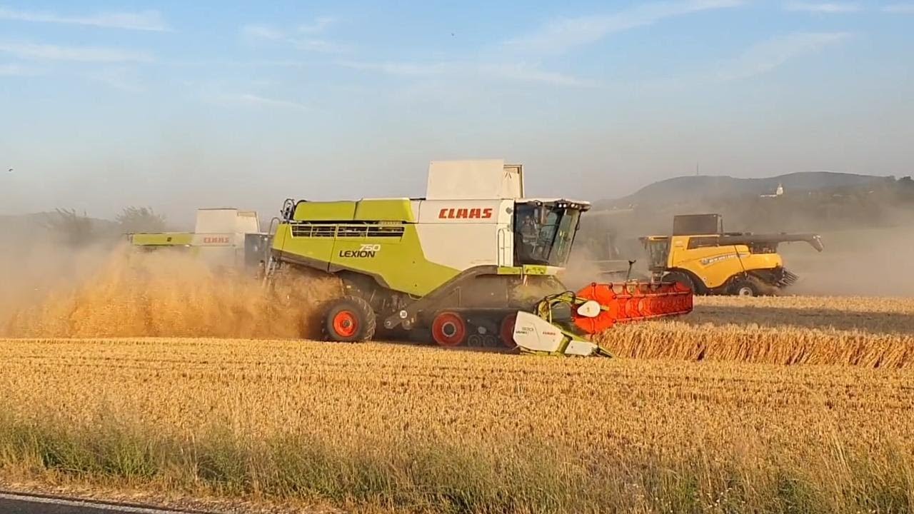 Ernte 2025 - Gerste | 2 Claas Lexion & New Holland CR | Uncut, Raw Sound