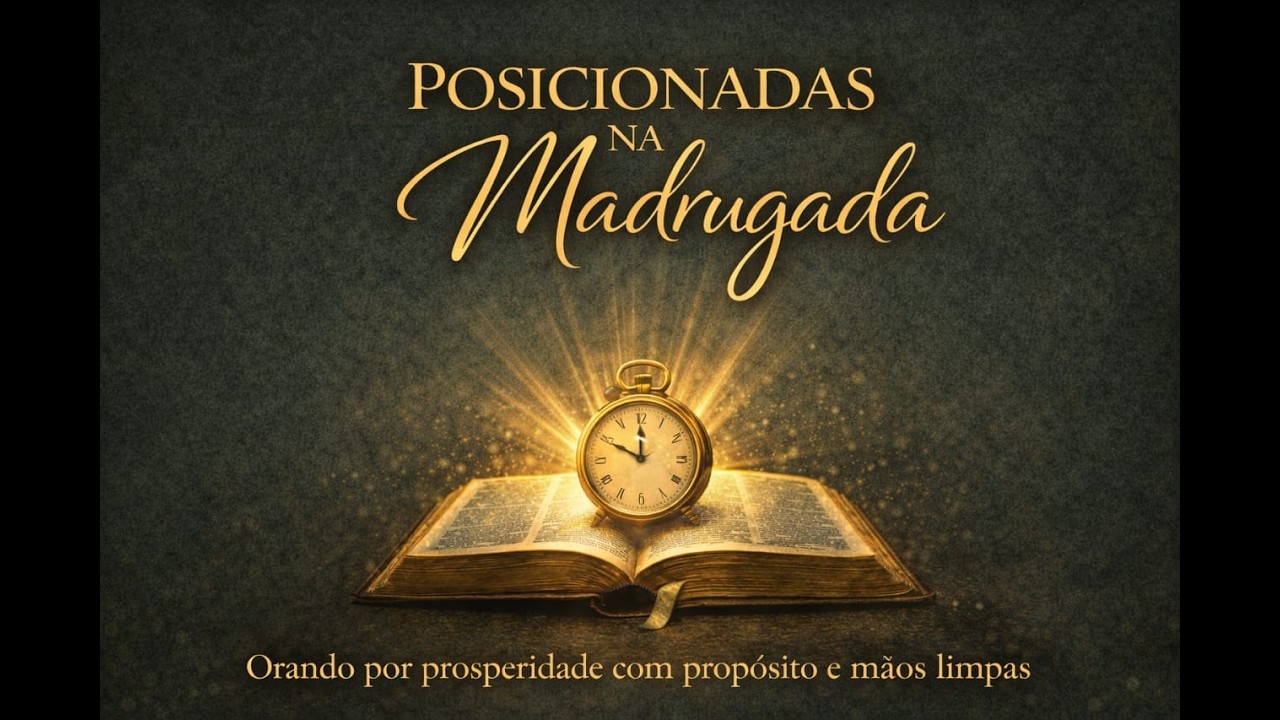 POSICIONADAS NA MADRUGADA:  Orando por prosperidade  com propósito e mãos limpas