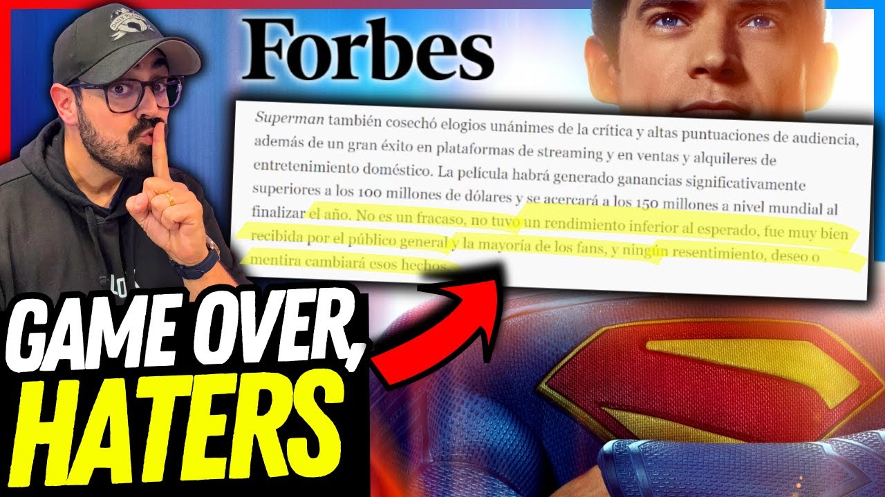 ¡FORBES calla bocas! 🤫 SUPERMAN es un ÉXITO y 