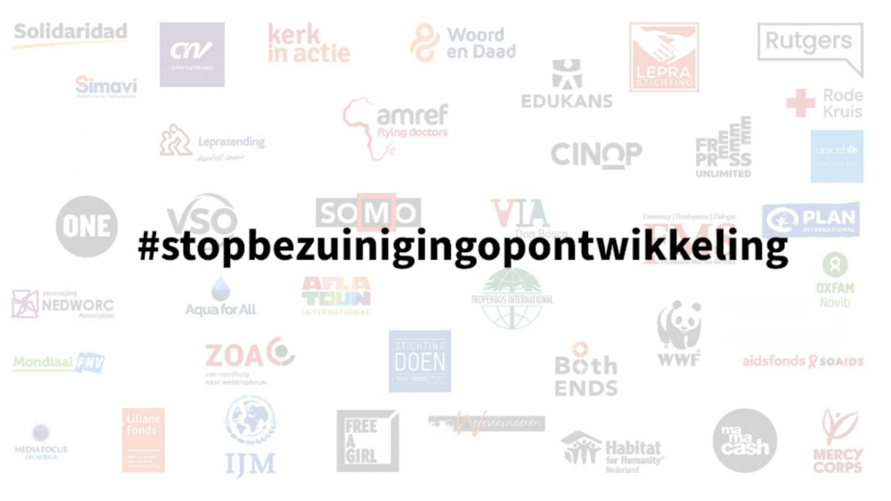 Stop de bezuiniging op Ontwikkelingssamenwerking