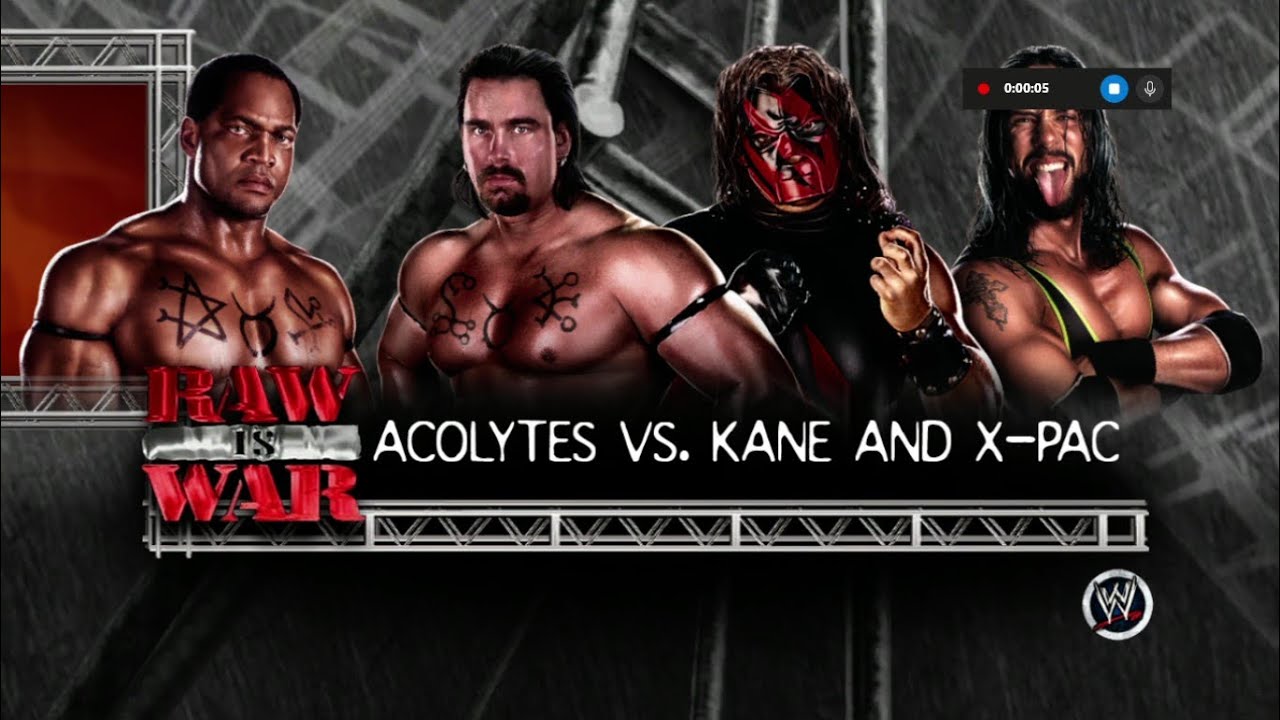 Wwe 13 Attitude Era Off Scrip # 61 Acolytes vs Kane and X-Pac