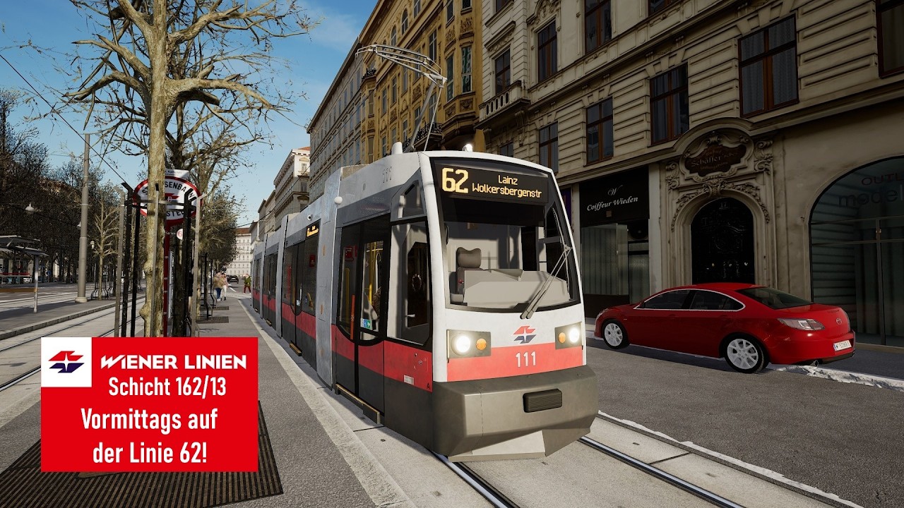 TramSim Vienna | Vormittags auf der Linie 62!