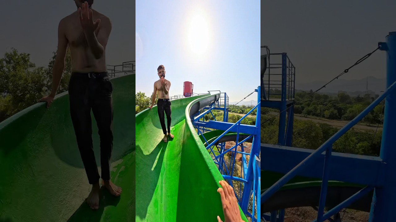 Bella ciao playground parkour Watersliding pov#viral #shortvideo #shorts #shortsfeed