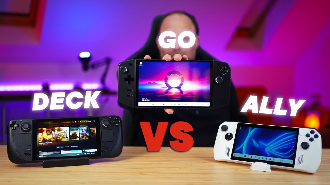 Legion Go против The Ally и Steam Deck! Что стоит ваших денег?