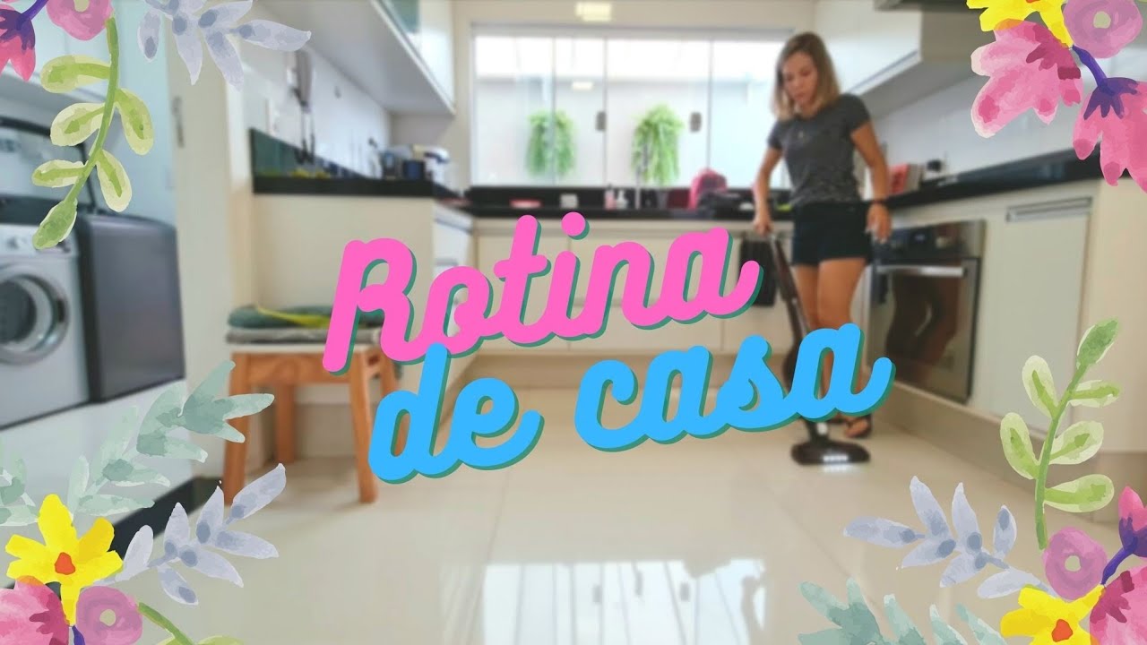 Rotina de casa + almocinho rápido + limpeza dos banheiros + compras no açougue