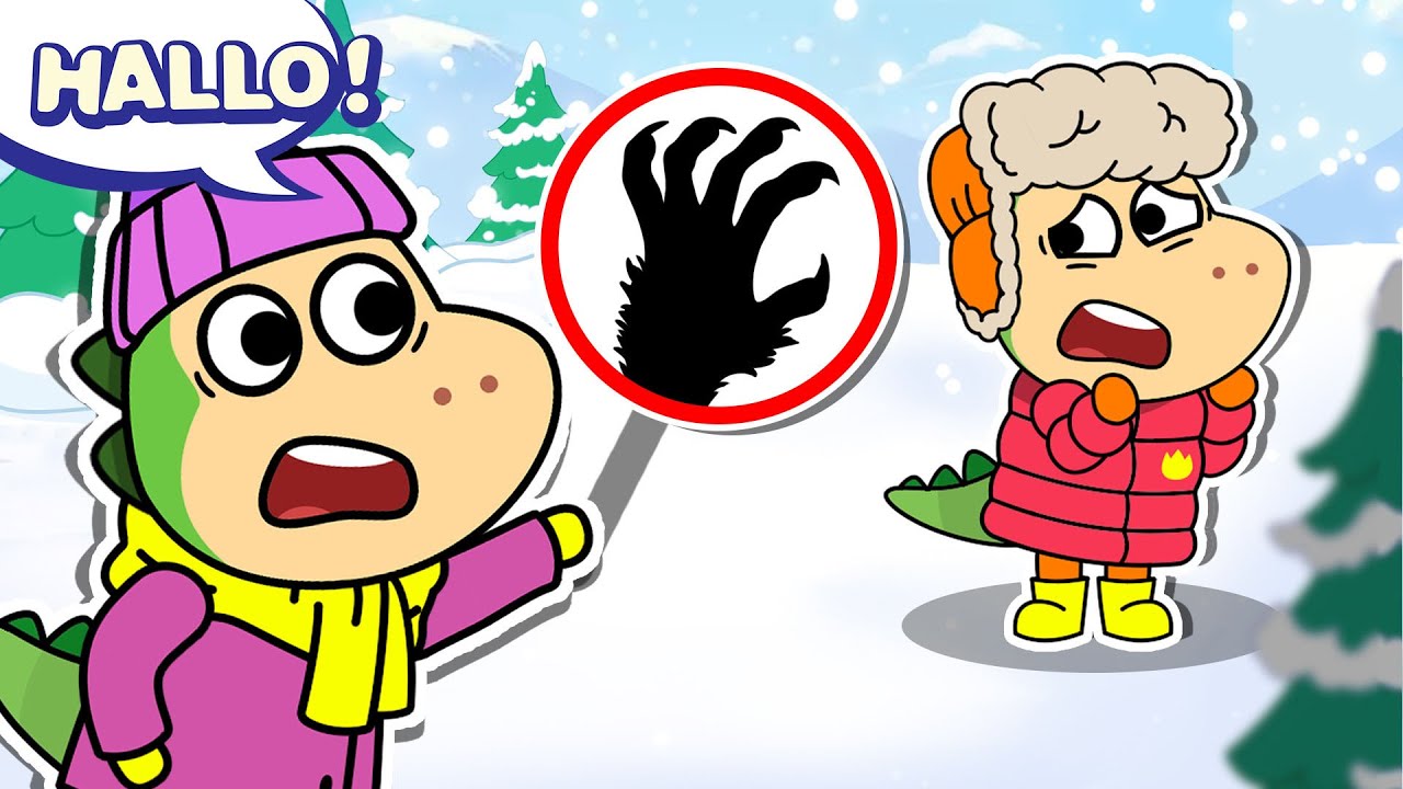 Hilfe! 😱 Es ist 🏂 Sky Day, aber ein 🥶 unheimlicher Besucher ist in der Nähe! 👀 | Kinder Geschichten