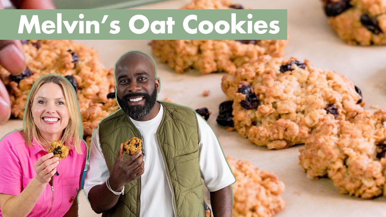 MELVIN ODOOM: How to make crunchy Oat & Raisin cookies | #melvinodoom #oatcookies
