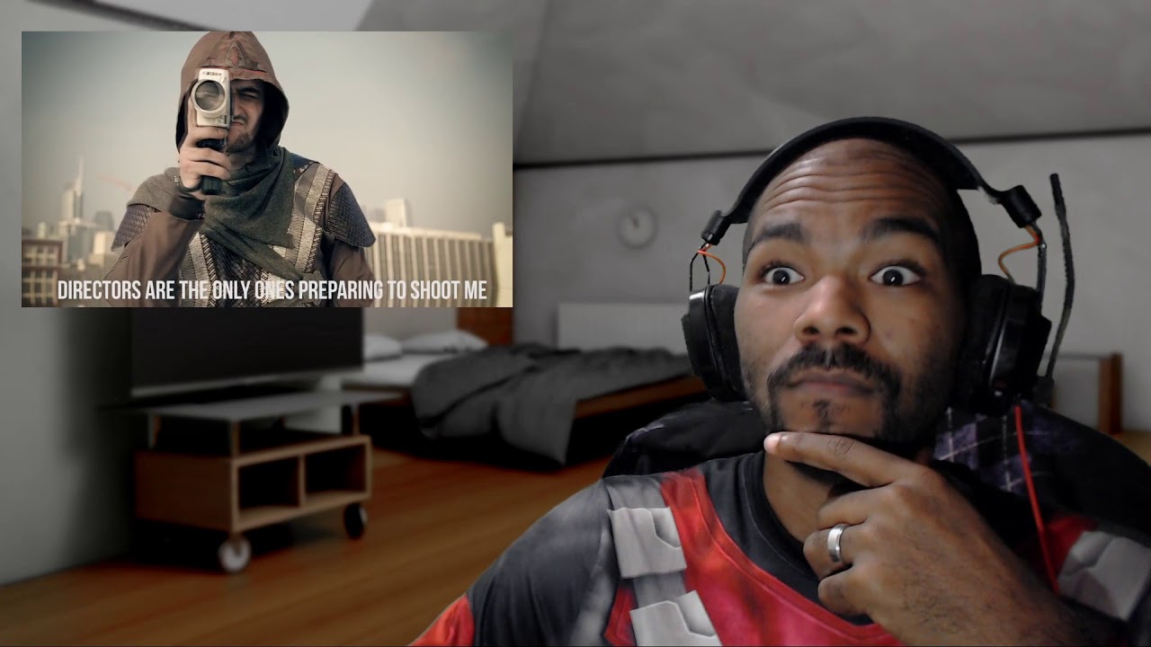 KrimReacts #117: LARA. ENZO. LET'S GO!!! (Assassin's Creed Vs Tomb Raider Rap Battle & Reaction)