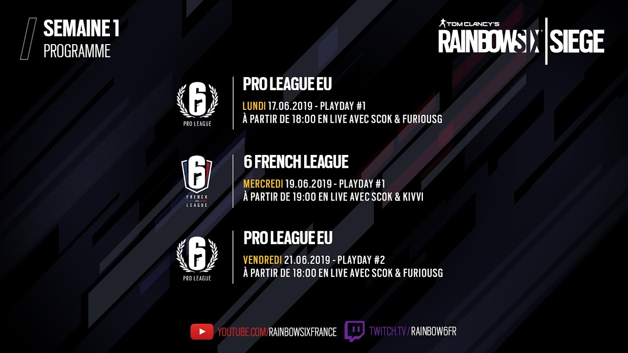 6 FRENCH LEAGUE : 1ère journée avec Scok & Kivvi !