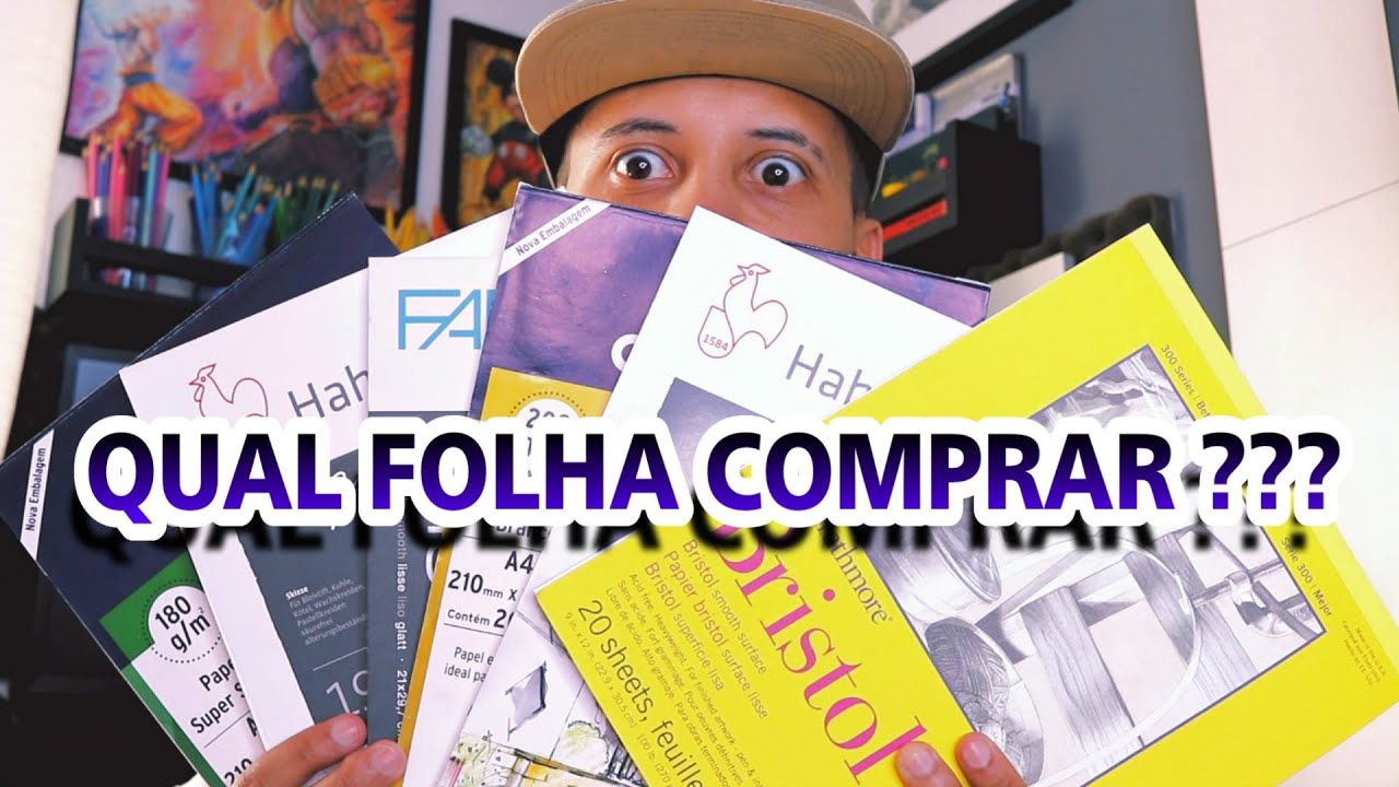 FOLHAS PARA DESENHO REALISTA, ANIME E ILUSTRAÇÃO - Qual Comprar