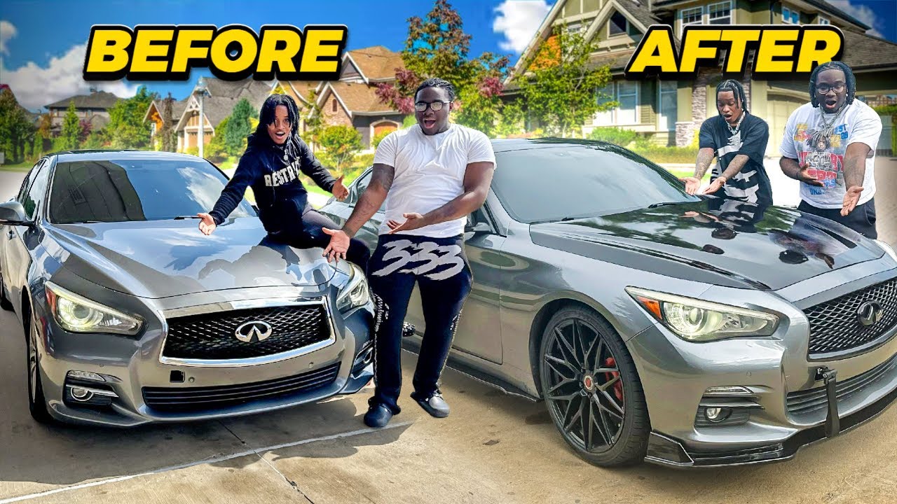 $5,000 UPGRADE On My Camera Man Infiniti Q50..New Wrap, Wickerbill, Side Skirts!