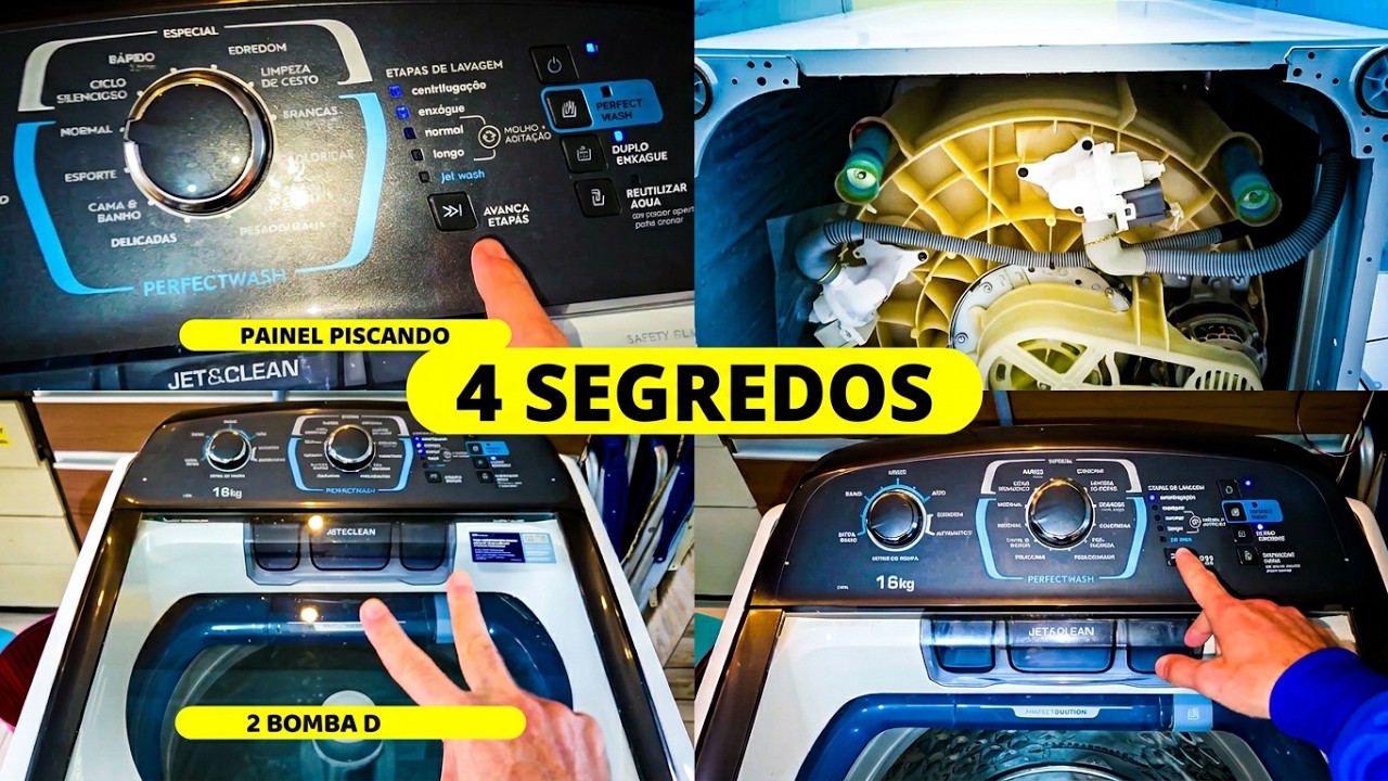 4 CURIOSIDADES LAVADORA ELECTROLUX LPE 16