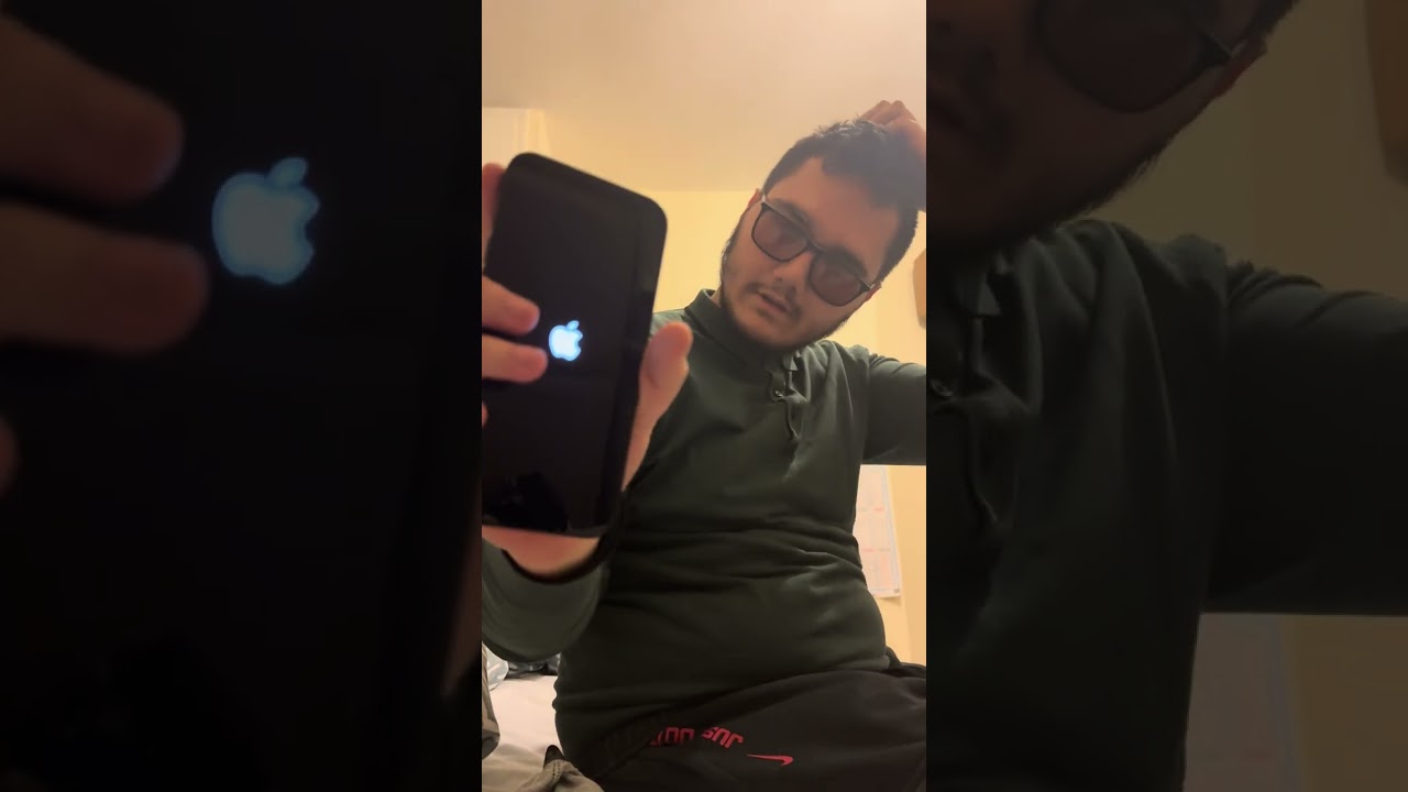 Me unboxing  the all new iPhone 16  E￼￼